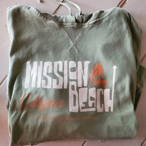 Old Navy hooded Mission Beach sweat shirt